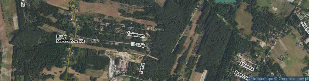 Zdjęcie satelitarne Leśna ul.